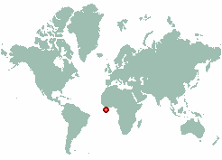 Gnakapero in world map