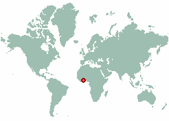 Niandagui in world map